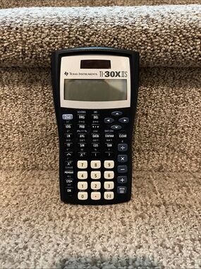 Texas Instruments TI-30X IIS Scientific Calculator Black
